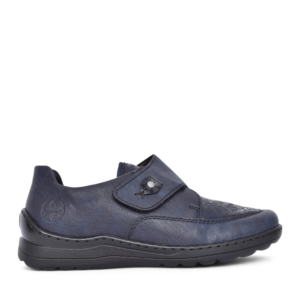 Ladies 48951 Velcro Shoe In Navy