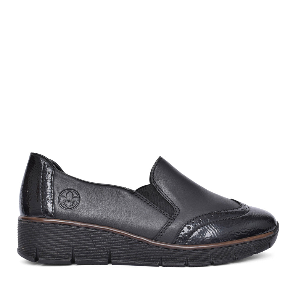 Ladies 53776 Slip-on Shoe In Black