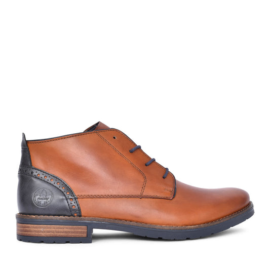 Mens 14605 Laced Ankle Boot In Brown