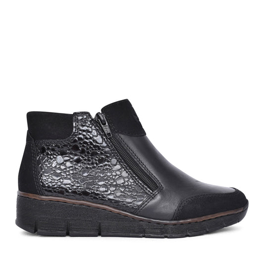 Ladies 53782 Ankle Boot In Black