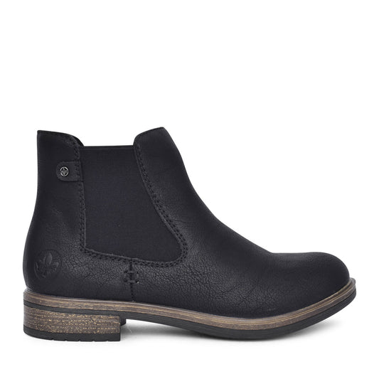Ladies 72254 Chelsea Ankle Boot In Black