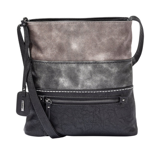 Ladies H1301 Cross Body Bag In Grey