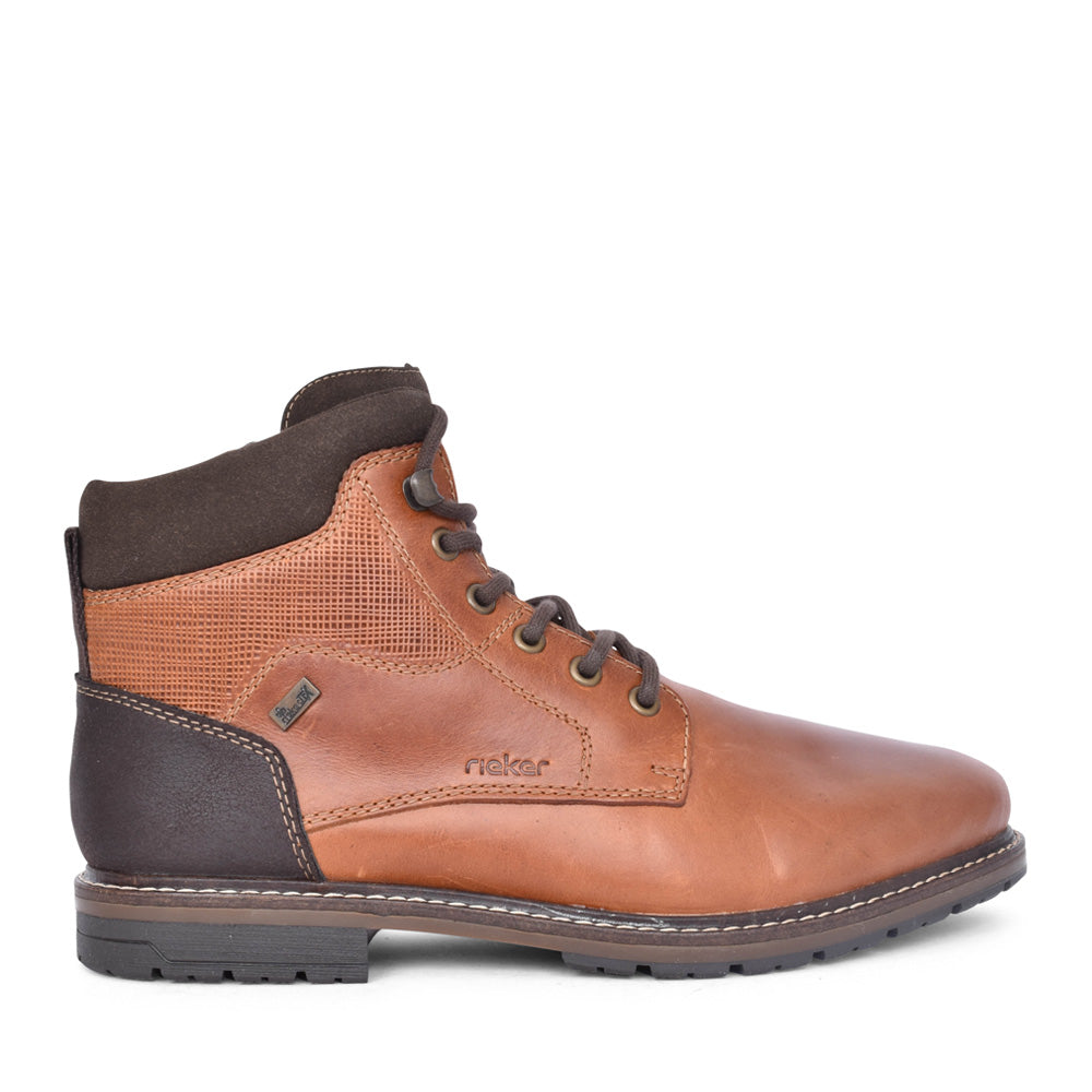Mens 13740 Tex Laced Ankle Boot In Brown