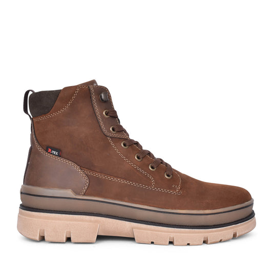 Mens U1273 Laced Ankle Boot In Brown
