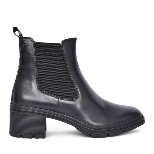 Ladies 1-25456 Chelsea Boot In Black