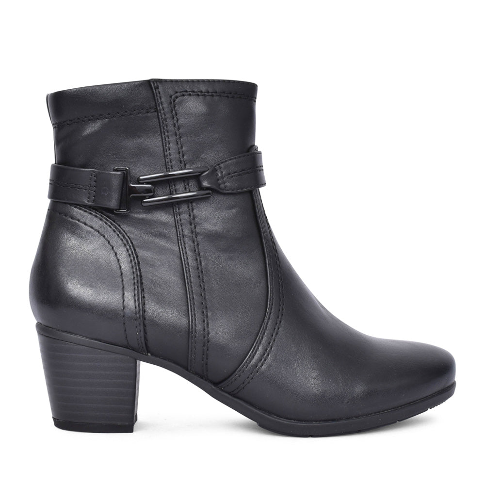 Ladies 8-25363 Ankle Boot In Black