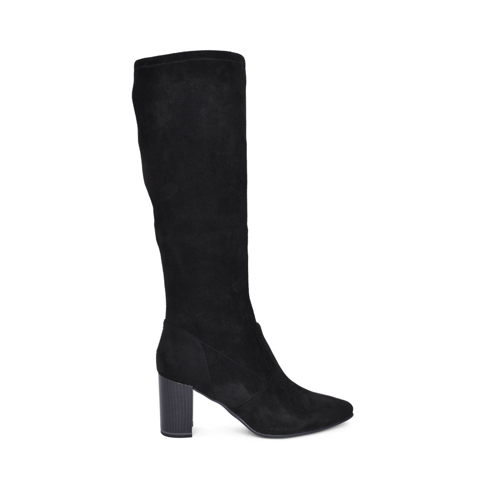 Ladies 9-25520 Long Leg Boot In Black