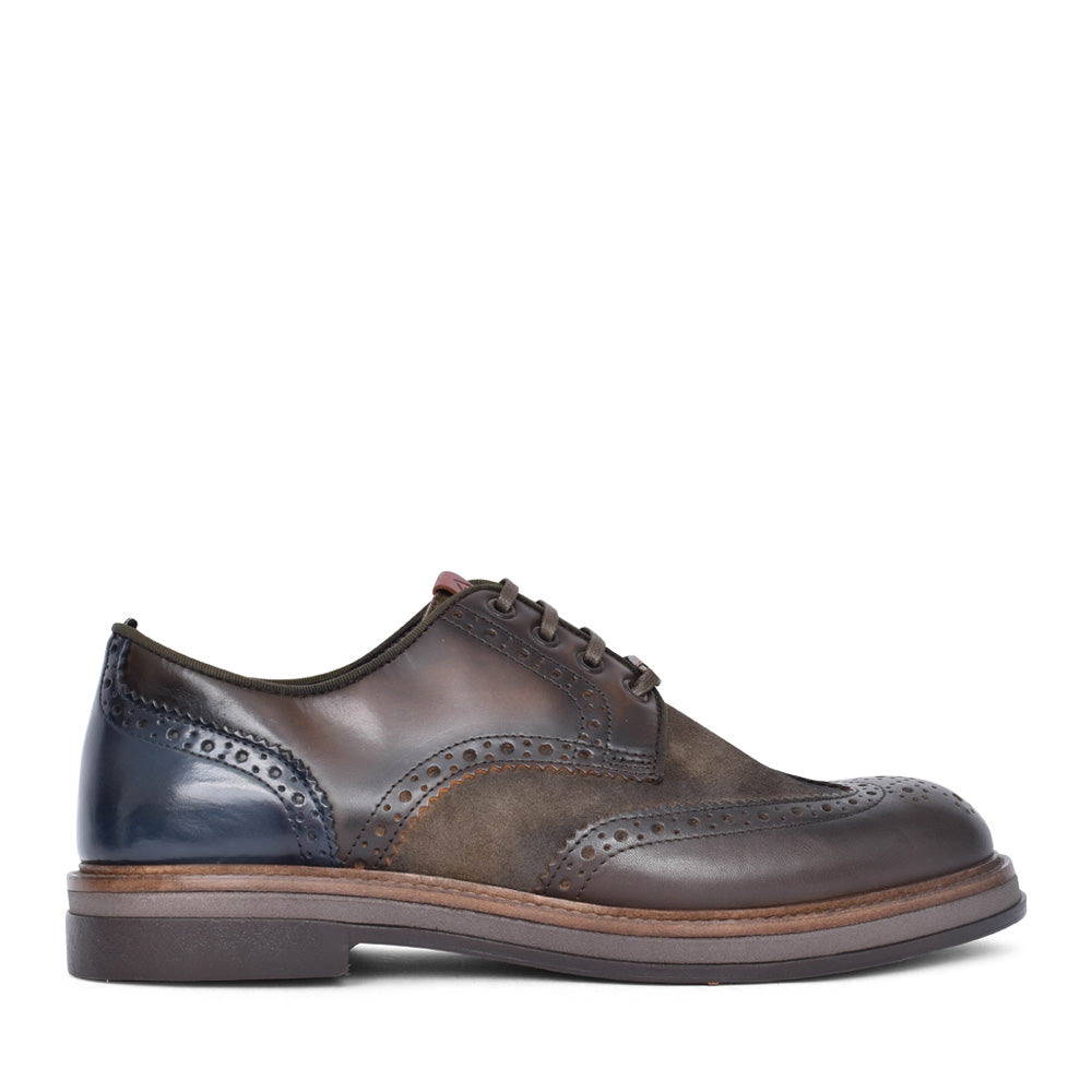 Mens 12391c Btr Laced Shoe In Brown