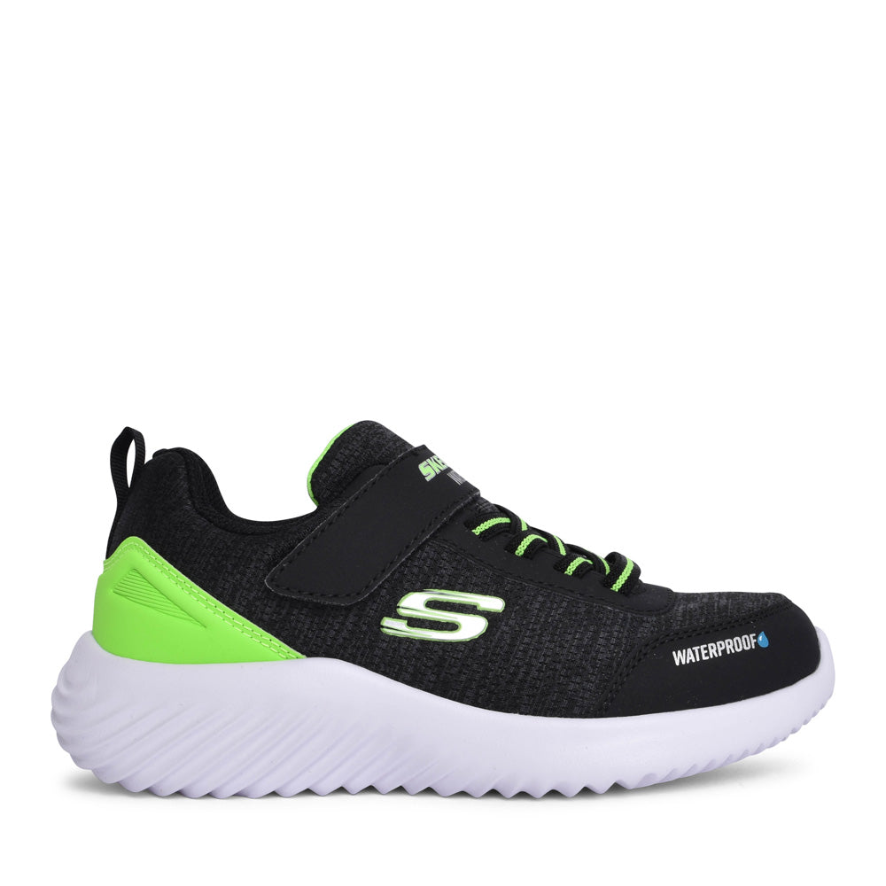 Boys 403739l Bounder Dripper Drop Velcro Trainer In Lime