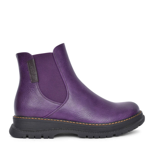 Ladies 769522 Peyton 02 Laced Ankle Boot In Purple