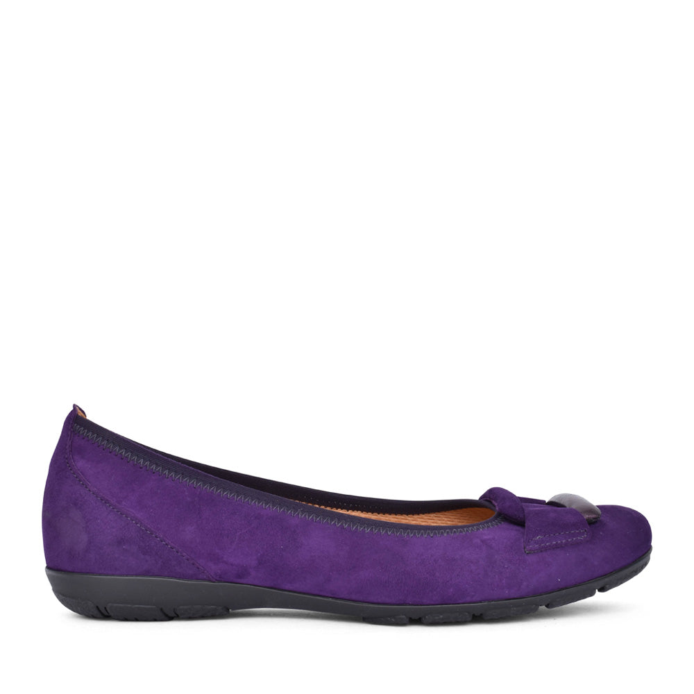 Ladies 54.166 Raven Ballerina Pump In Purple