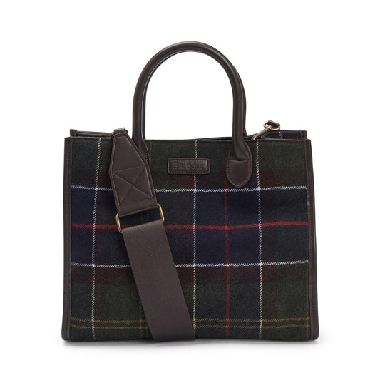 Ladies Barhill Tote Bag In Class Tartan