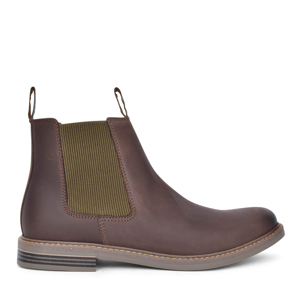 Mens Farsley Gusset Boot In Choco