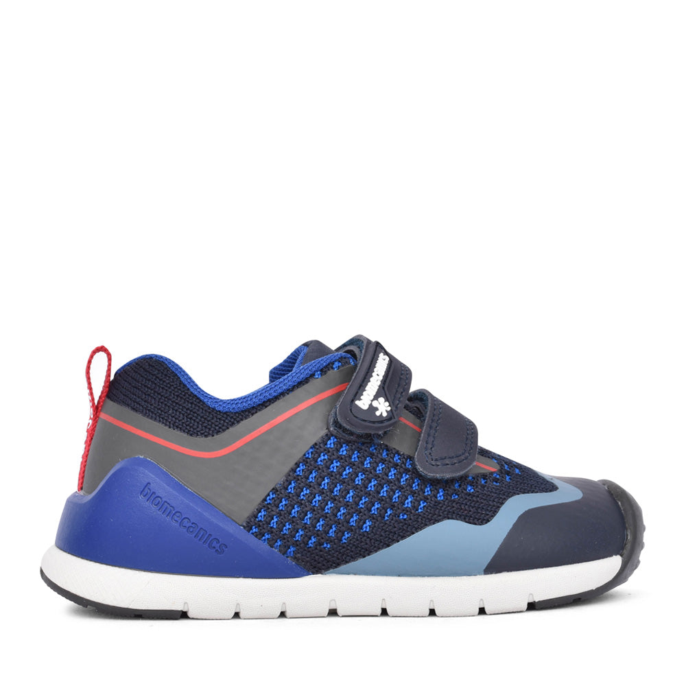 Boys 241142 Double Velcro Shoe In Blue