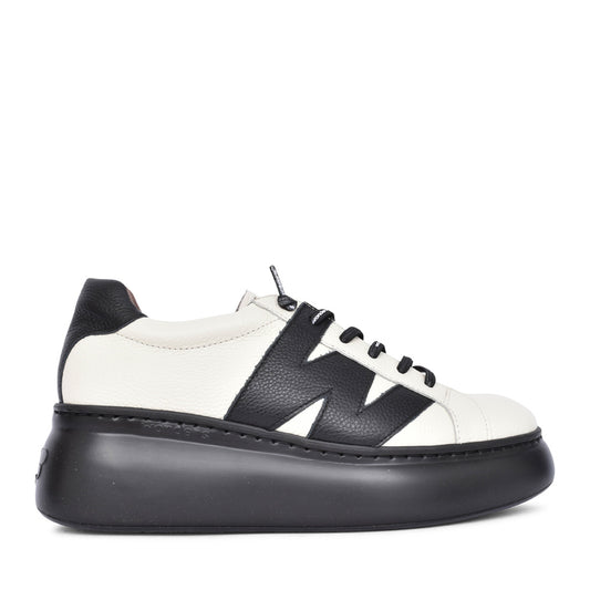 Ladies A-2660 Platform Trainer In Cream