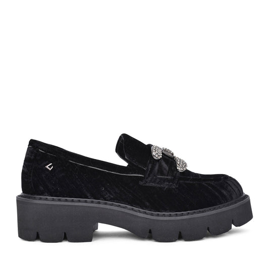 Ladies Take My Breath Loafer In Black