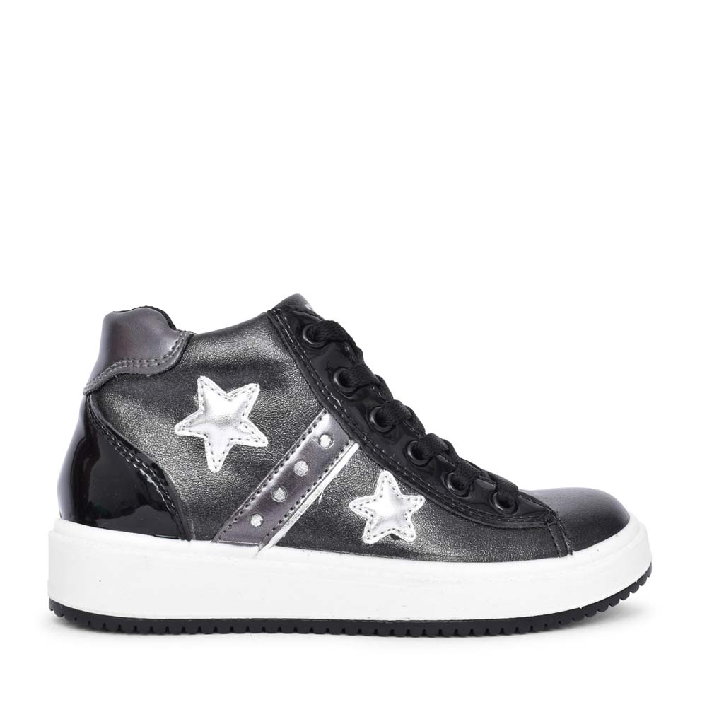 Girls 6867311 Laced Ankle Boot In Black