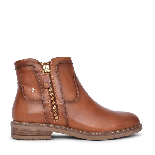 Ladies Aldaya Ankle Boot In Brandy