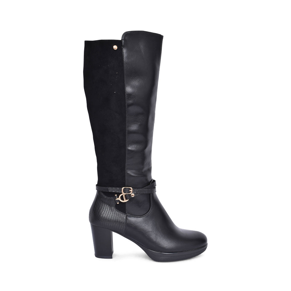 Ladies Vendome Long Leg Boot In Black
