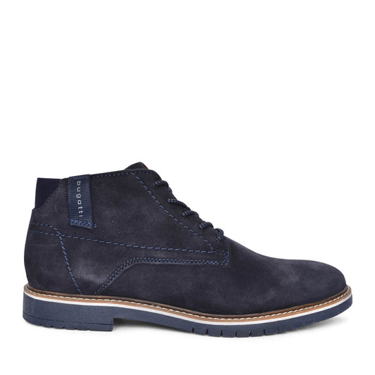 Mens 83736 Caj Laced Ankle Boot In Dark Blue