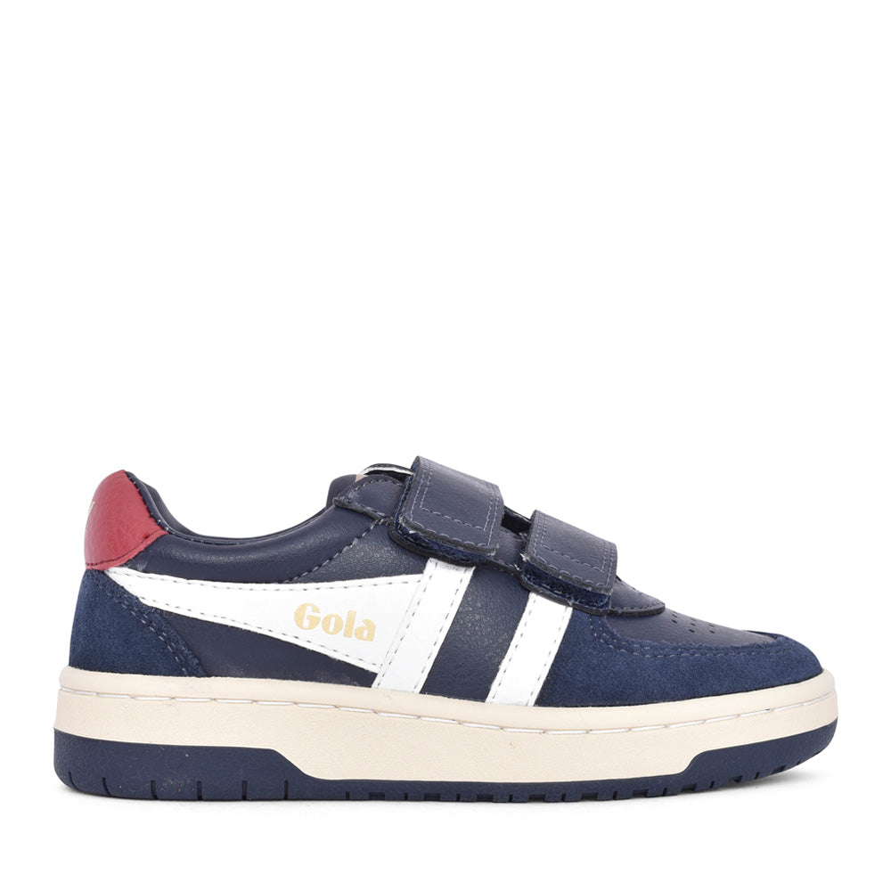 Boys Hawk Strap Cka336 Velcro Trainer In Navy