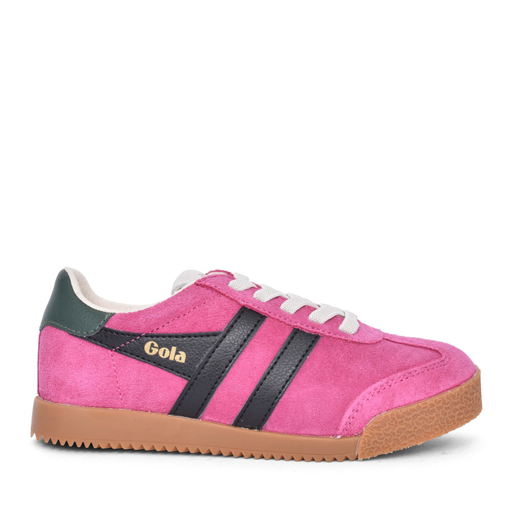 Girls Elan Cka538 Laced Trainer In Fuchsia