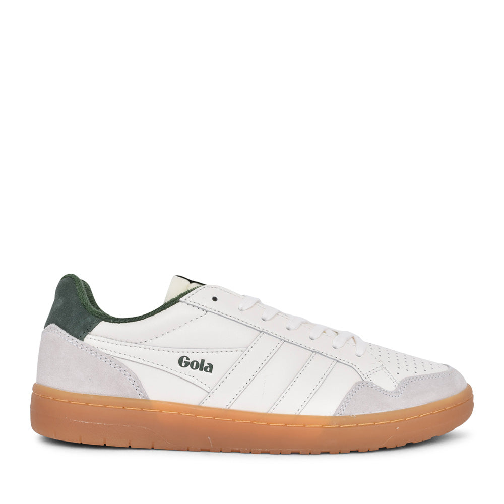 Mens Eagle Cmb572 Laced Trainer In Off White