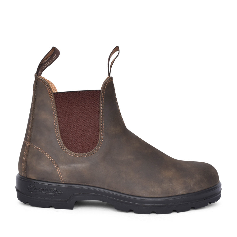 Unisex 585 Leather Chelsea Boot In Rustic Brown