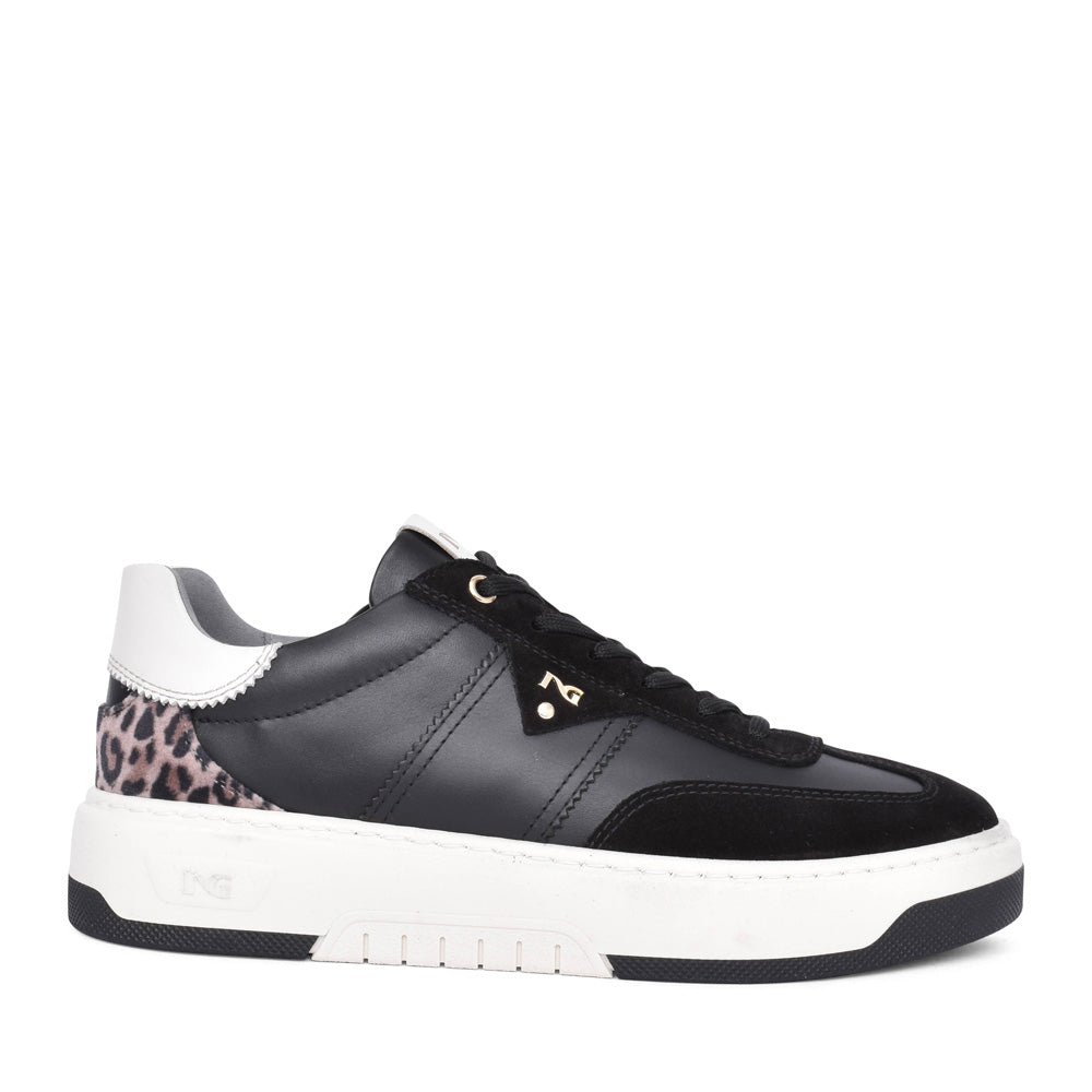 Ladies I411645d Lace Trainer In Black