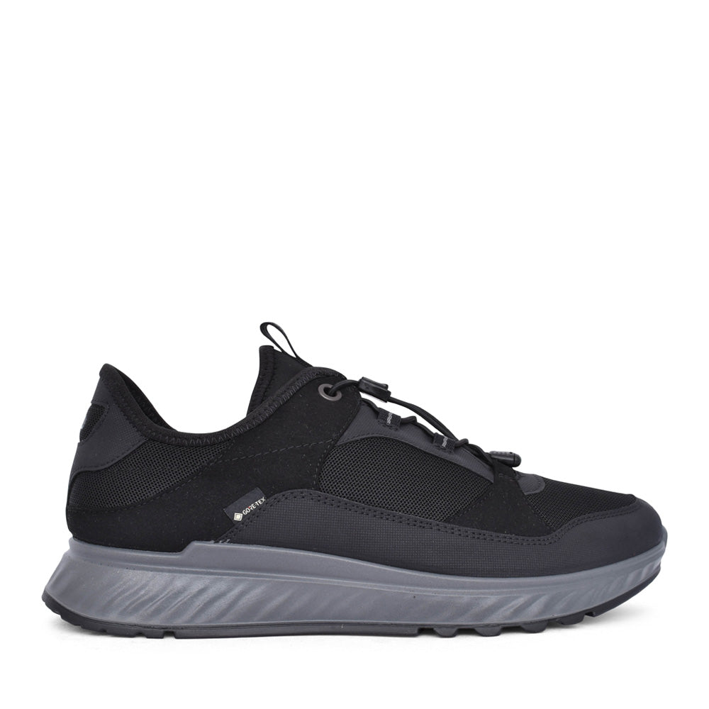 Mens 835334 Exostride Laced Trainer In Black