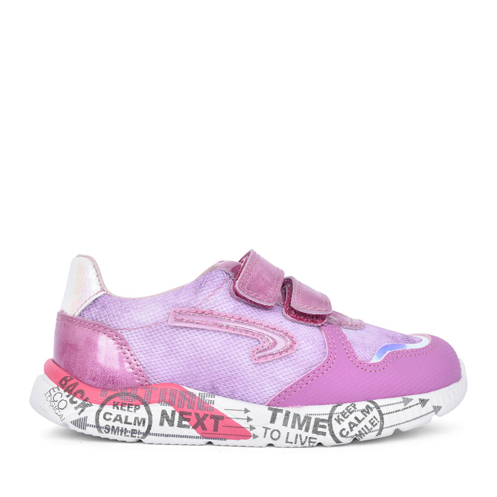 Girls 204789 Velcro Trainer In Pink