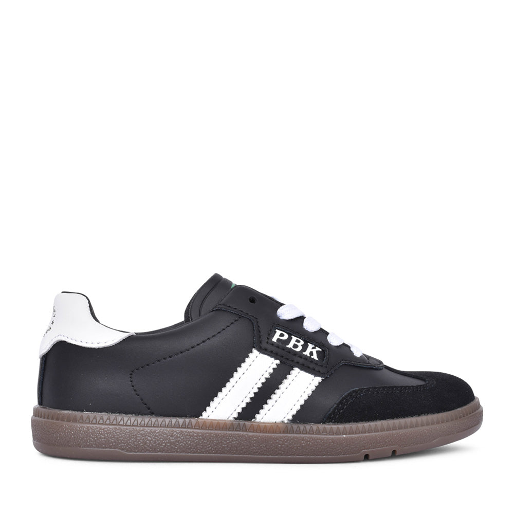 Boys 205910 Laced Trainer In Black