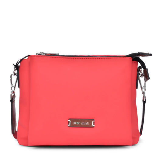 Ladies 242292 Cross Body Bag In Red