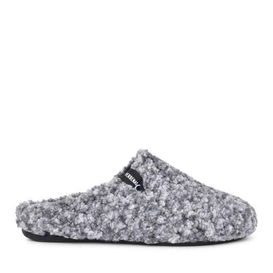 Mens Eagle Borrego Mule Slipper In Dark Grey