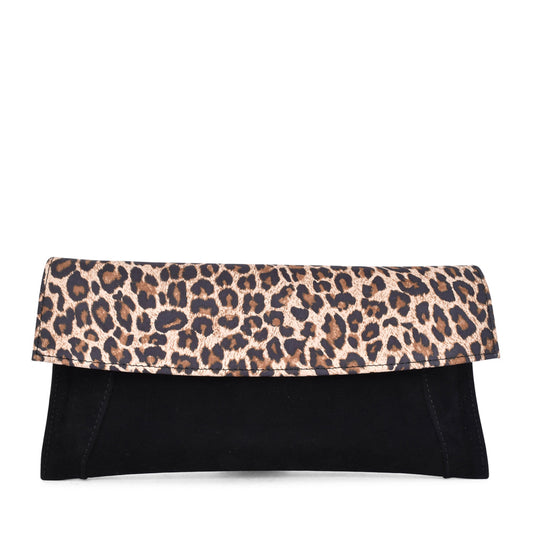 Ladies T1 7993 Black Clutch Bag In Black