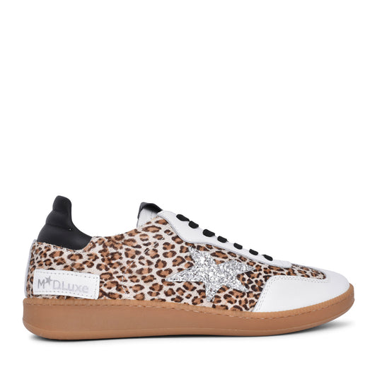 Ladies R526-155 Laced Trainer In Animal