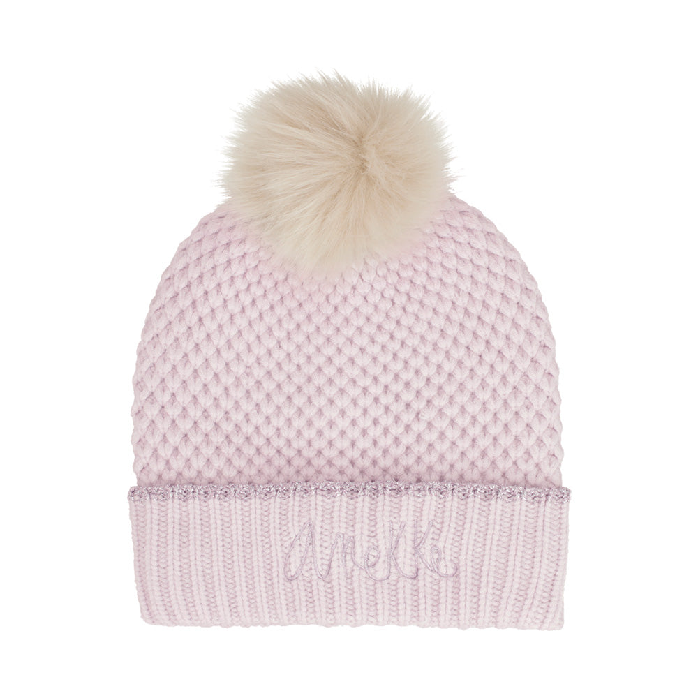 Ladies 39471-322 Beanie Hat In Rose