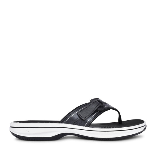 Ladies Brinkley Reyn D-fit Toe Post Sandal In Black