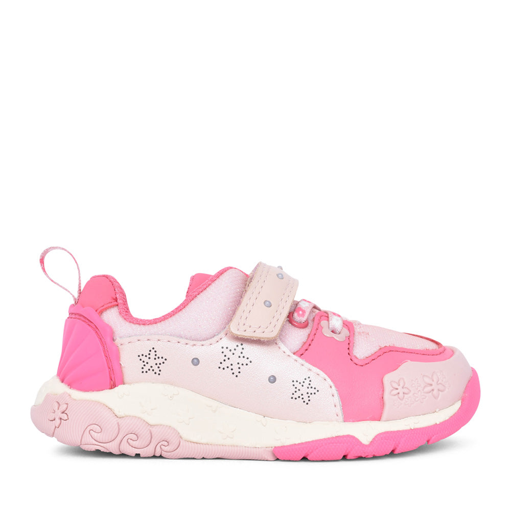 Girls Tidal Shell T Pink Combi Trainer In Kids F Fit