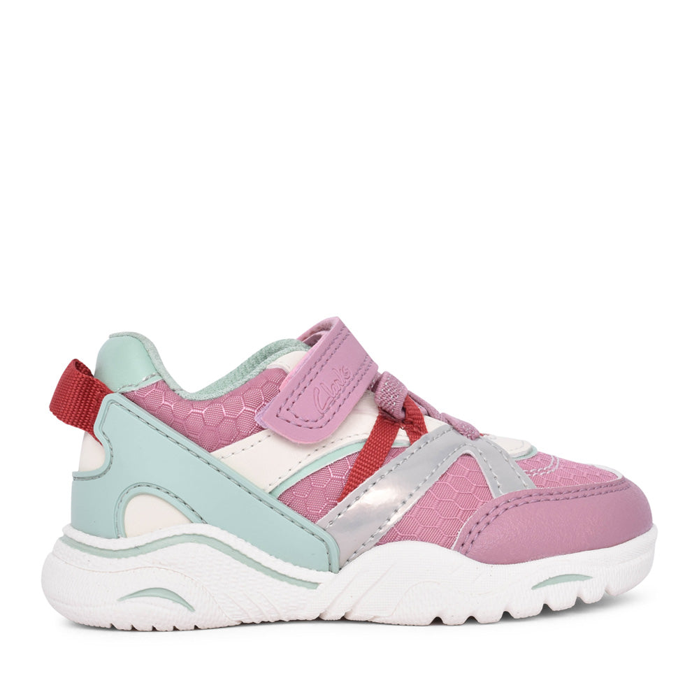 Girls Feather Pace K Pink Multi Trainer In Kids F Fit