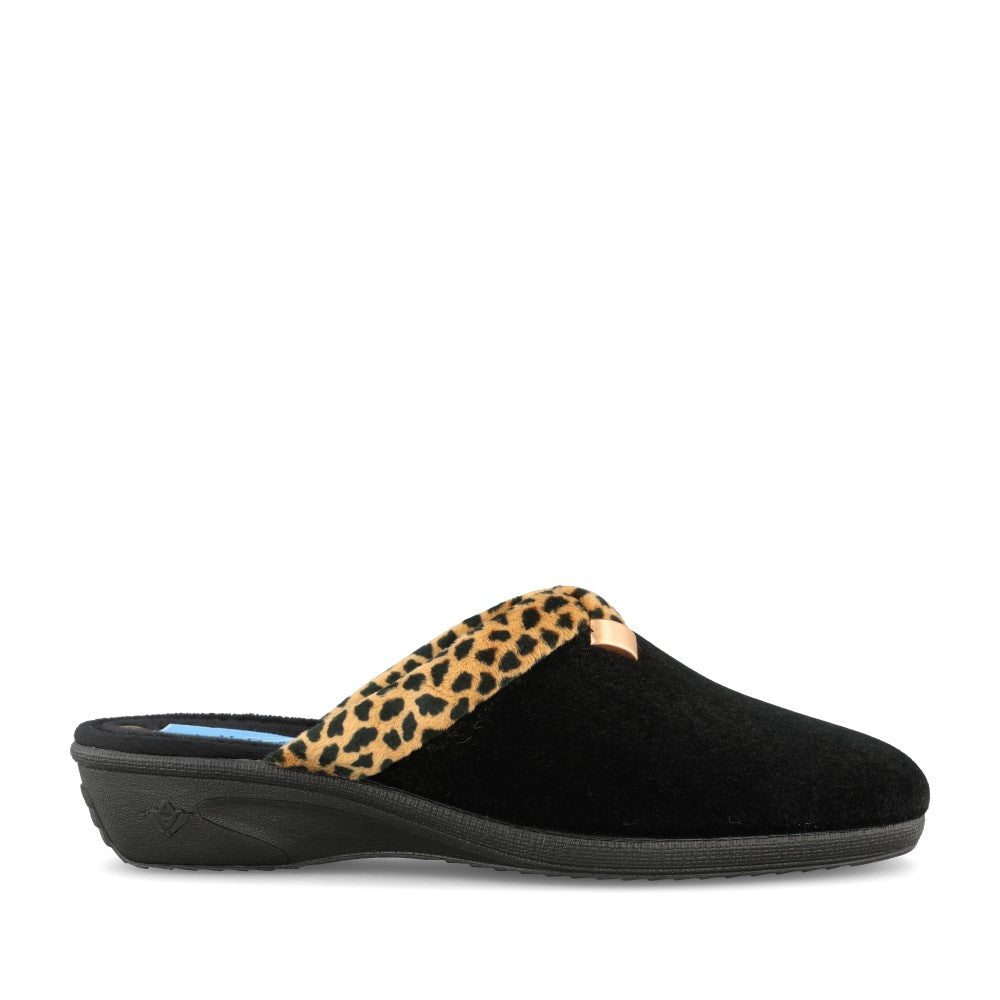 Ladies Michelle Kla007 Mule Slipper In Black