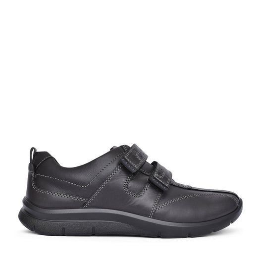 Mens Energise Velcro Shoe In Black