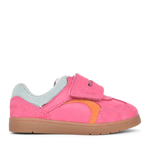 Girls Disco Vibe T Hot Pink Velcro Shoe In Kids G Fit