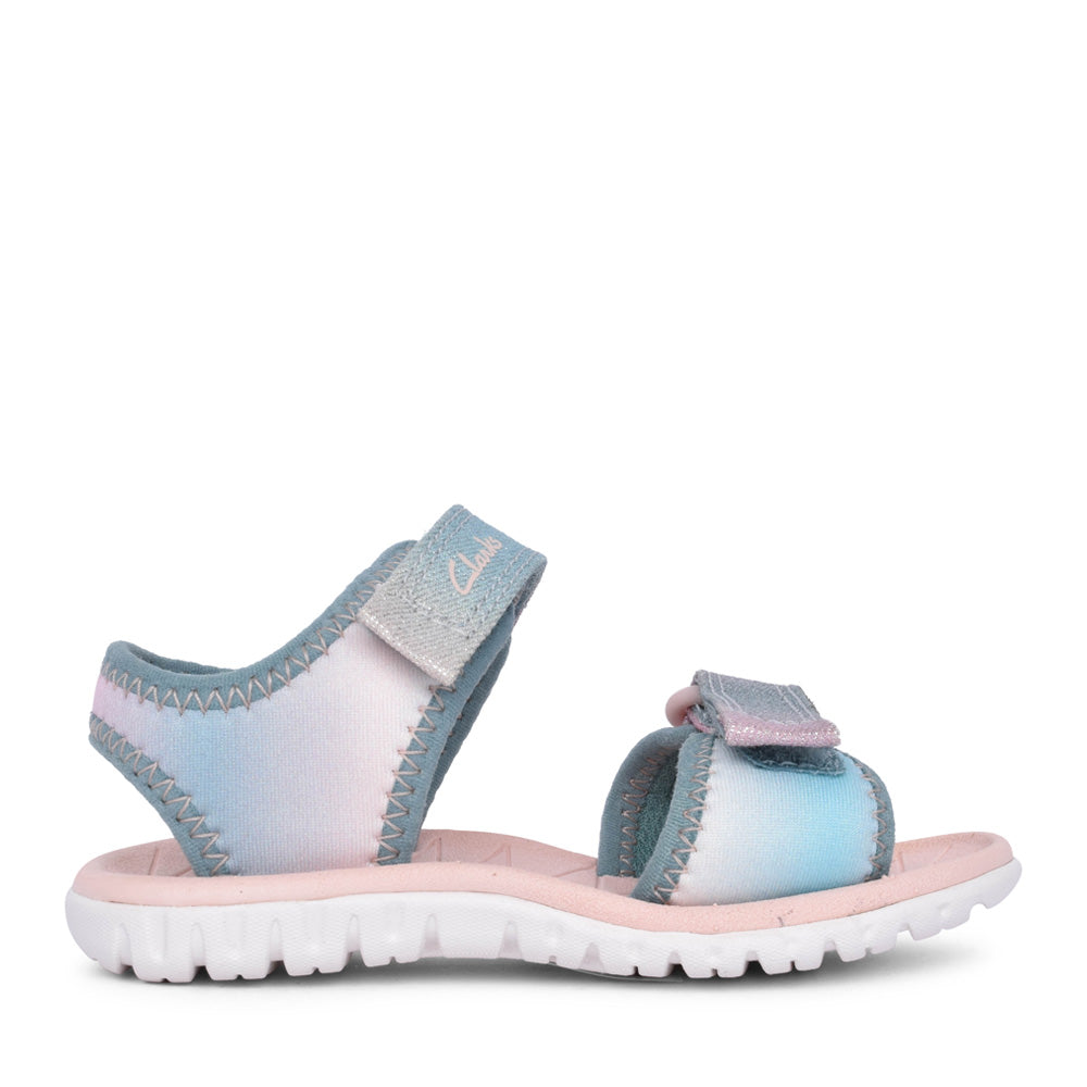 Girls Surfing Tide T Pastel Velcro Sandal In Kids F Fit