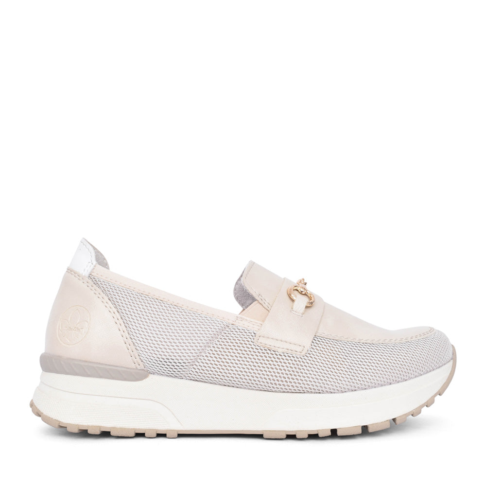 Ladies N7455 Slip-on Shoe In Ivory