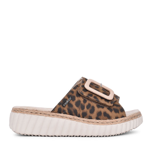 Ladies 69253 Mule In Leopard