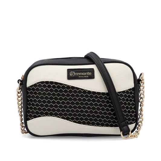 Ladies Q0639 Cross Body Bag In Black Multi