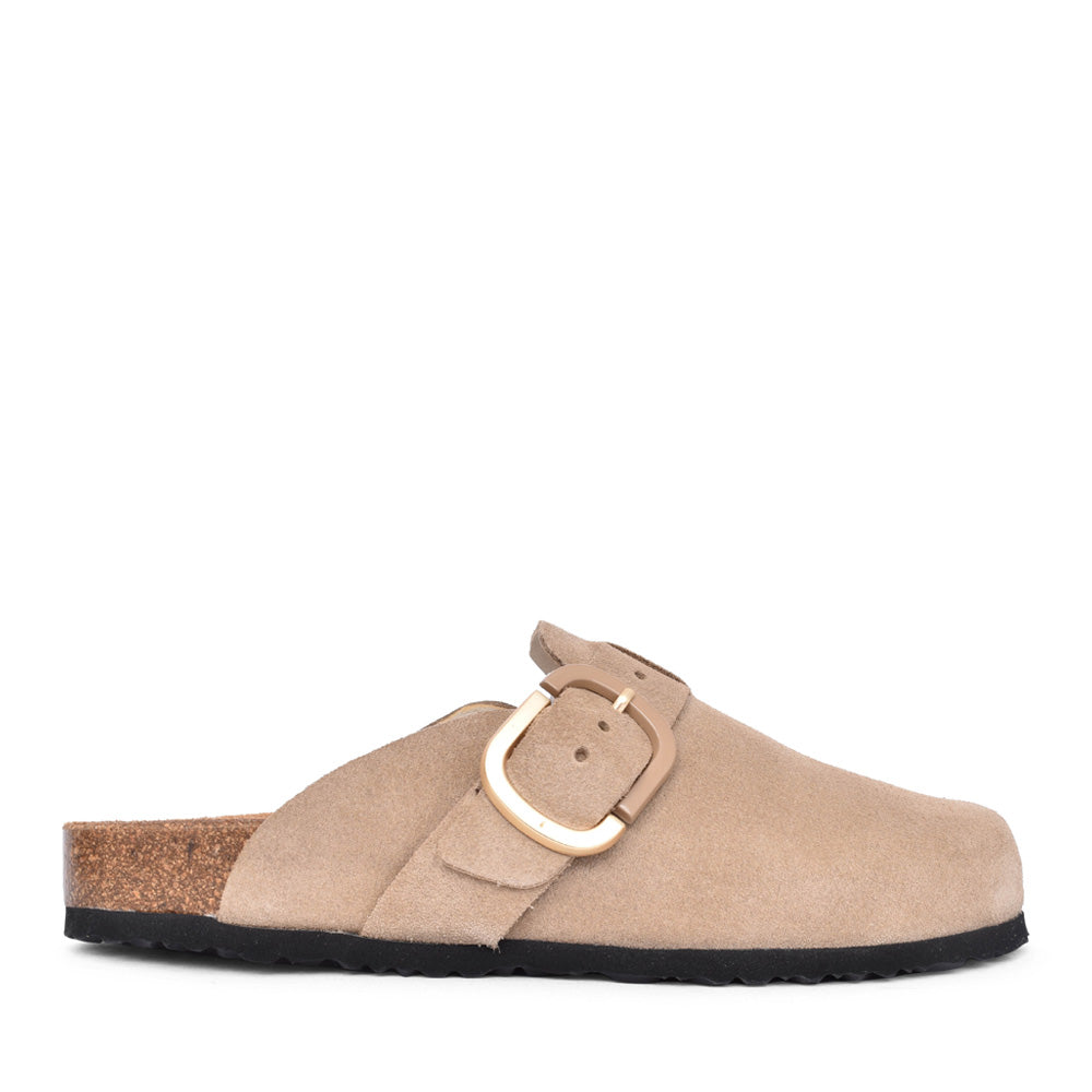 Ladies 1-27600 Mule In Taupe