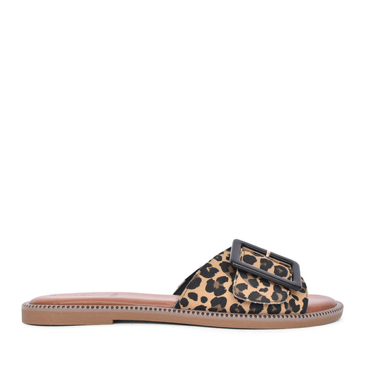 Ladies 5-27131 Mule In Leopard