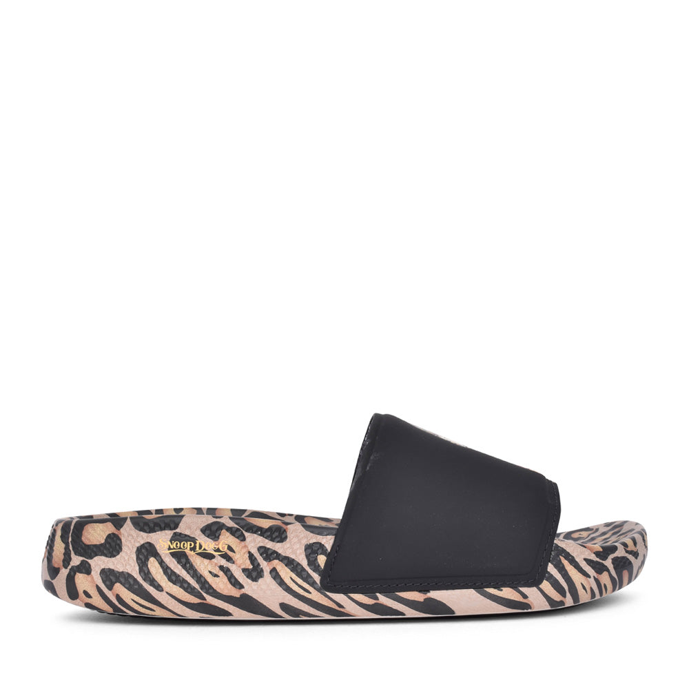 Ladies 186091 Snoop Dogg Bombay Slider In Leopard